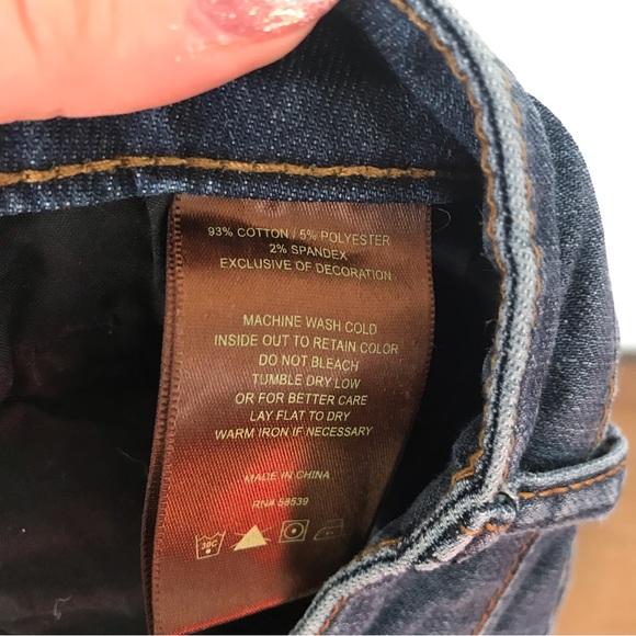 Kut From The Kloth Denim Blue Jeans Womens Size 10 Farrah Baby Bootcut Mid Rise - Picture 13 of 15